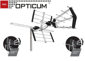 ANTENNA DVB-T/T2 OPTICUM AX 900 LTE COMBO LITE VHF (H / V) + UHF