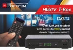 RECEIVER HBBTV DVB-T2 H.265 T-BOX OPTICUM HEVC