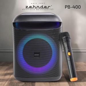 ZEHNDER PB-400 PARTYBOX Bluetooth USB SD Speaker